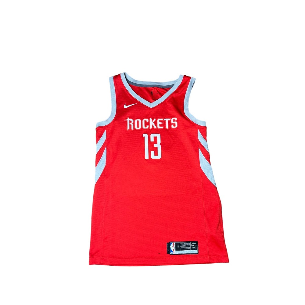 Nike Houston Rockets NBA James Harden #13 Red Swingman Jersey small 40